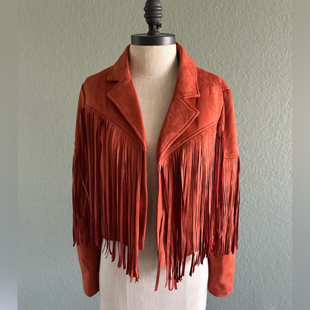 ‘Flawless’ Fringe Jacket - L